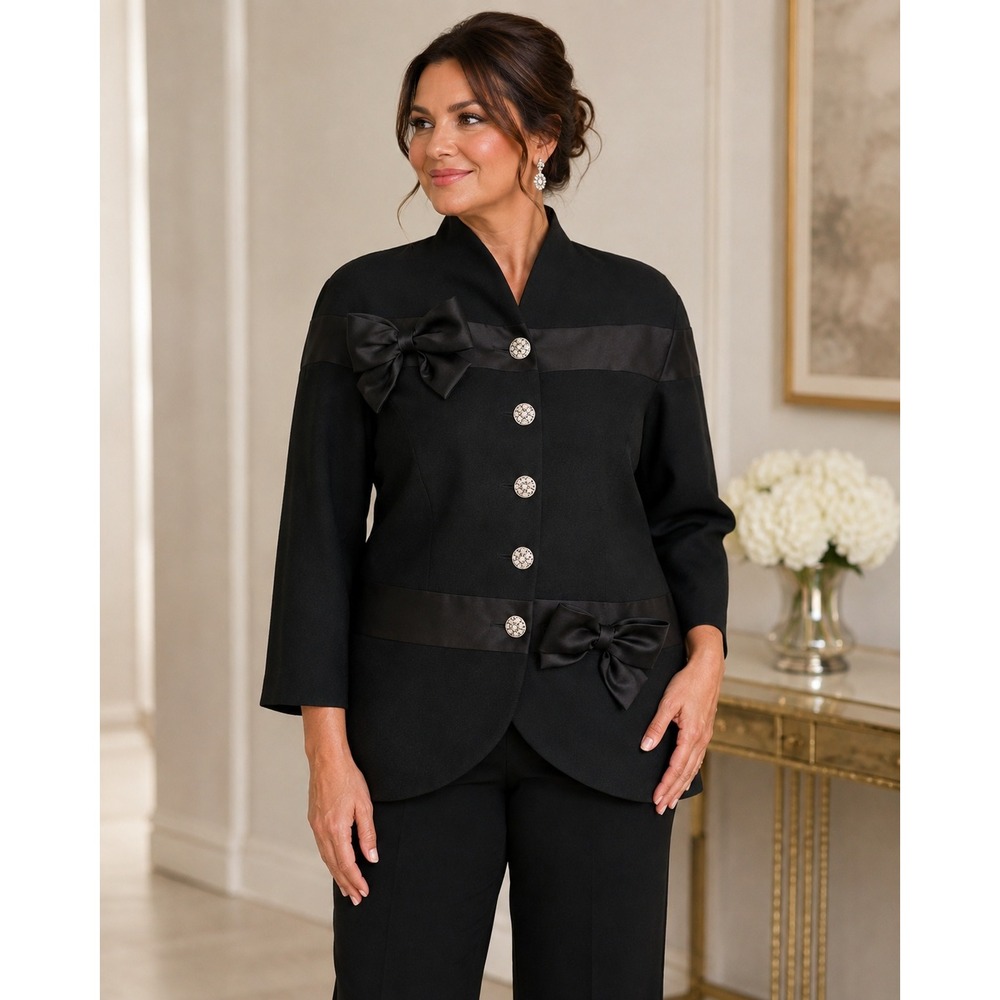 Vintage Late 80s Early 90s George Simonton Saks Fifth Avenue Evening Jacket